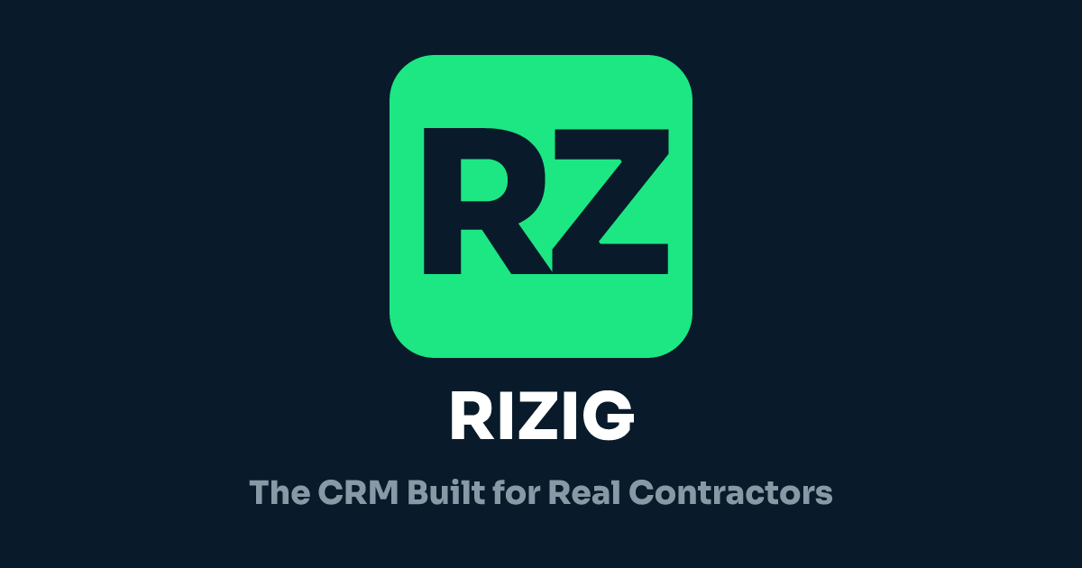 Contractor CRM & Job Management Software | RIZIG